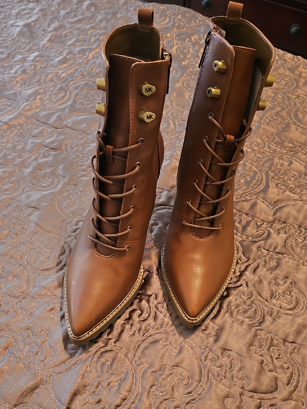 Michael Kors Brown Heeled Boots
